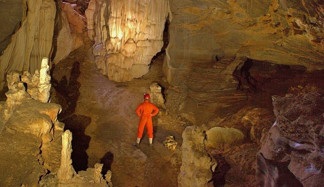 Gruta estava em perfeito estado de conservação