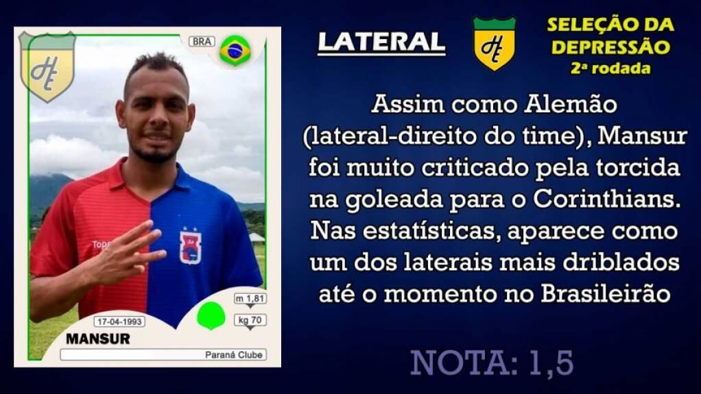 Seleção 2ª rodada