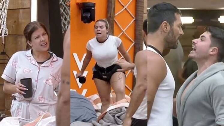 Kally X Grupo Pôr do Sol

O fim da aliança entre Kally e Grupo Pôr do Sol deu o que falar. Tudo começou quando André, em uma das Roças da temporada, afirmou que Kally mentiu ao citar que ele queria se aliar ao Paiol. A peoa não gostou do comentário e, no dia seguinte, tirou satisfação com o ator. A conversa virou uma mega discussão envolvendo vários peões, gritos ensurdecedores e até uma guerra de água com Jaque
