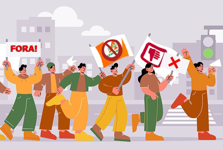Os moradores fizeram um abaixo-assinado e receberam apoio de políticos para tentar barrar o empreendimento.