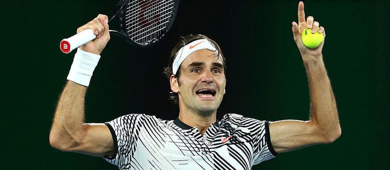 Roger Federer venceu Rafael Nadal e conquistou o 18º Grand Slam de sua carreira