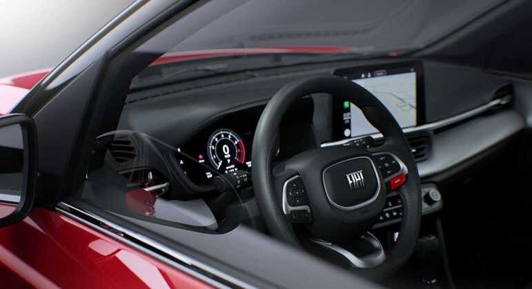 Carro contará com sistema Fiat Connect////Me, que é uma plataforma de serviços conectados da empresa
