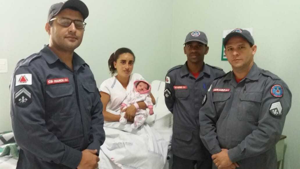 Militares fizeram o trabalho de parto
