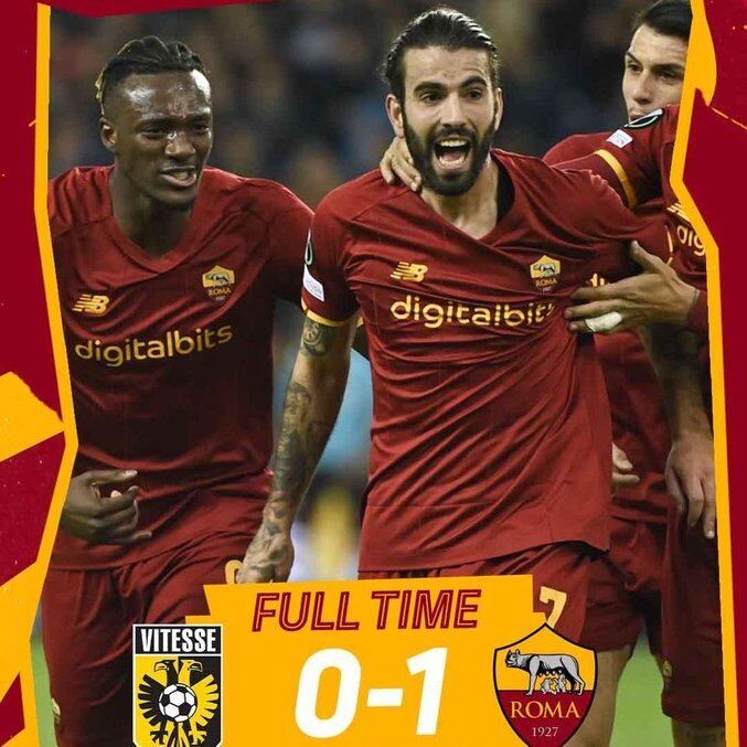 A Roma, excelente na ida da Conference League