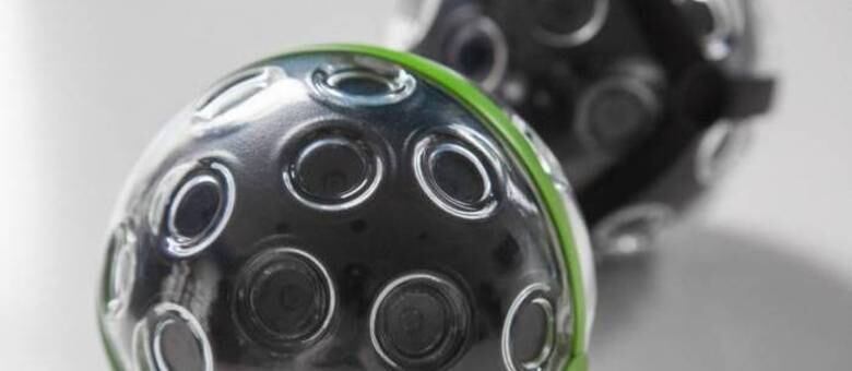 A panono, cujo tamanho se iguala ao de uma laranja, conta com 36 câmeras