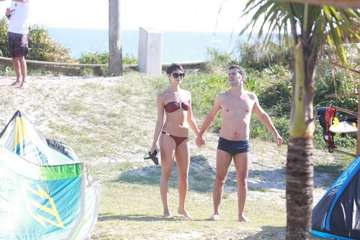 Sophie Charlotte e Daniel Oliveira namoraram durante gravação