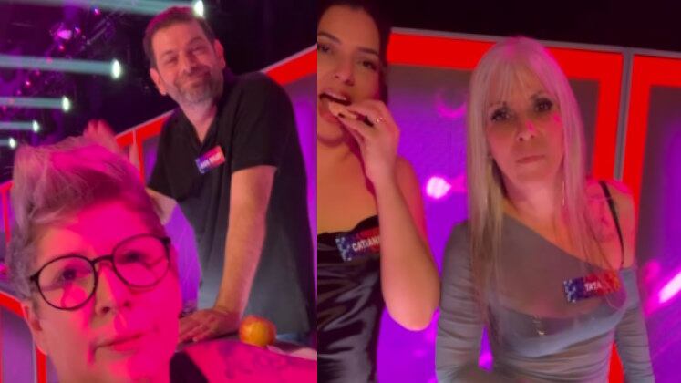 A diversão é sempre garantida entre os colegas do painel! Rafael Maluf foi visitar as amigas Ana Dutra, Catiana Gomes e Tata Martinelli, mas acabou sendo "expulso". O produtor musical disse que estava com saudades das amigas, no entanto, as três brincaram dizendo que não sentia falta dele