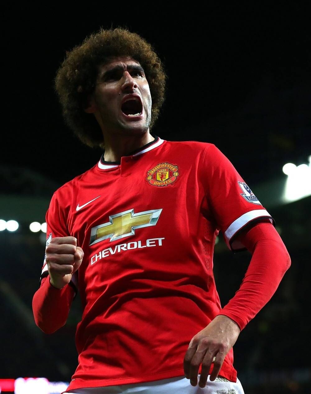 Marouane Fellaini é atacante do
Manchester United