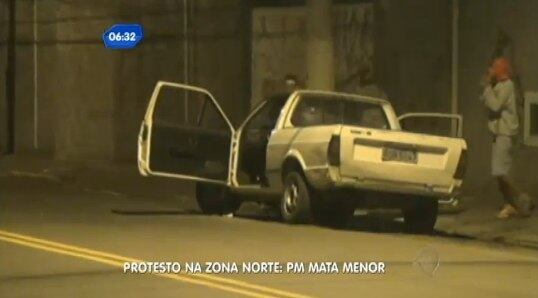 De acordo com a PM, ao menos seis pessoas foram detidas após a manifestação