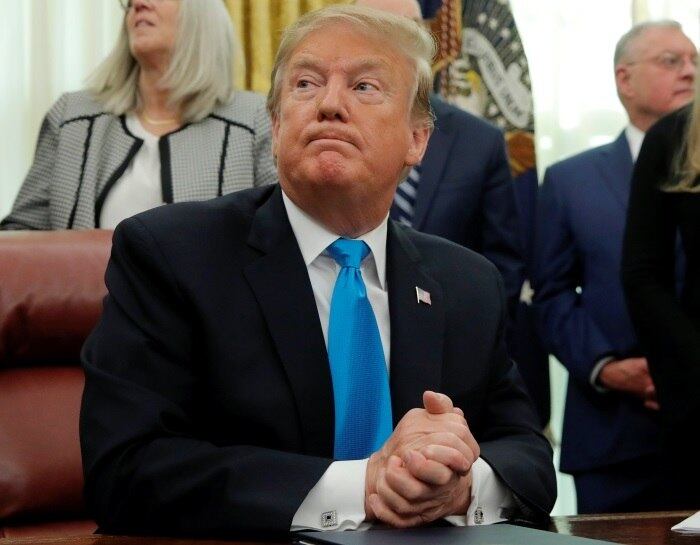 Trump afirmou que a imprensa está fora do controle