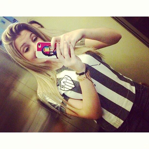 Beatriz é torcedora fanática do Galo