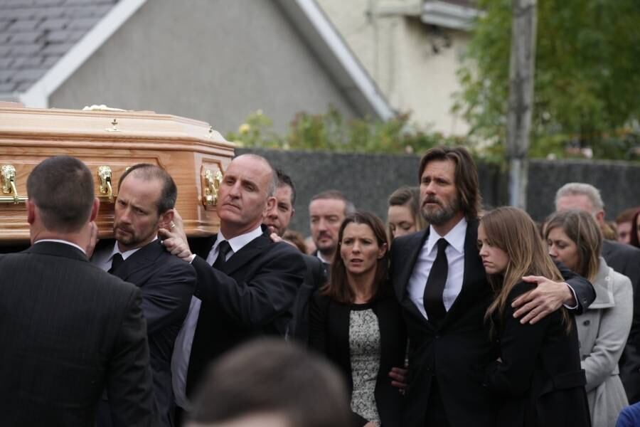 Jim Carrey e Cathriona tinham terminado recentemente