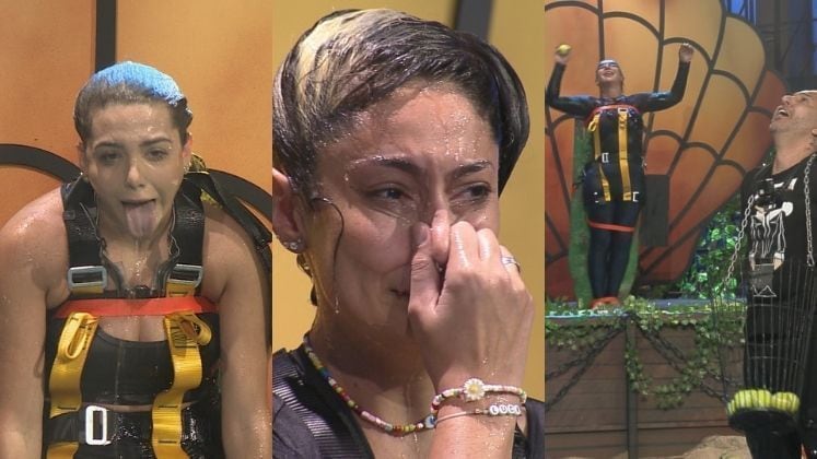 Na Prova das Mulheres, elas enfrentaram o medo e tiveram que superar desafios presas em uma roda giratória que mergulhava em um tanque de água. Elas precisaram de pontaria para acertar as bolinhas dentro do cesto preso ao marido. Quem acertasse 10 bolas em dois minutos, cumpria a prova. Com muitas delas enfrentando o medo da água, apenas quatro completaram a prova. Karoline Menezes e Baronesa, por exemplo, finalizarama dinâmica. Anne Duarte, no entanto, desistiu