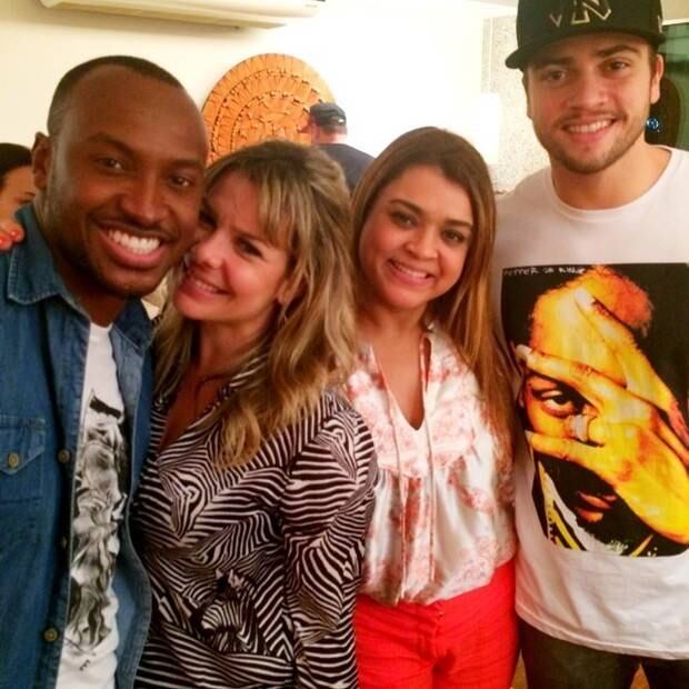 Thiaguinho, Fernanda Souza, Preta Gil e Rodrigo Godoy
