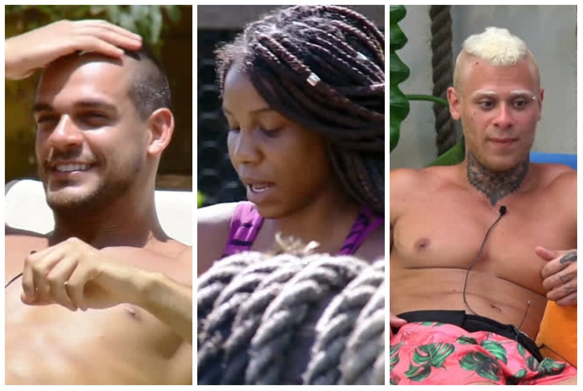 caique aguiar, luane dias, leo stronda