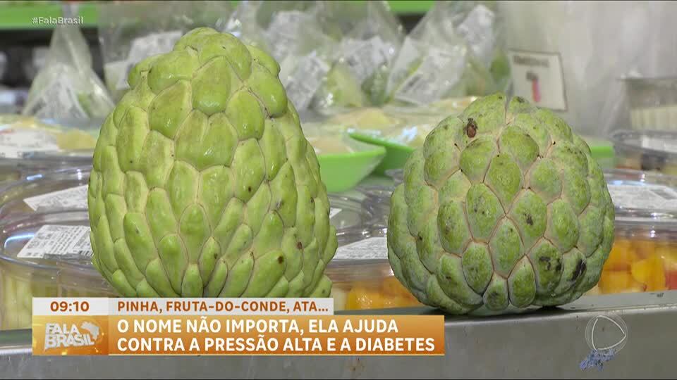 Fruta-do-conde ou pinha? Conheça os benefícios da fruta no controle de pressão e diabetes