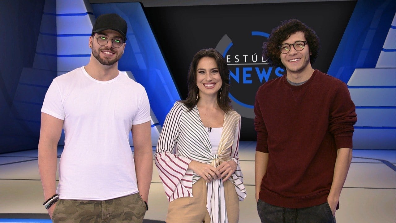 Lucas Olioti (T3ddy), Tainá Falcão e Mauro Nakada