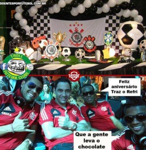 

Além de golear o Flamengo e apresentar um bom futebol, o
Corinthians fez aniversário e completou 103 anos na tarde de domingo (1). Mais
um motivo para comemoração da torcida corintiana


