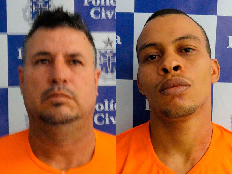 Williams Santana de Araújo, 30 anos, e Hebert Pintagueiras de Souza, 47, foram presos por policiais militares