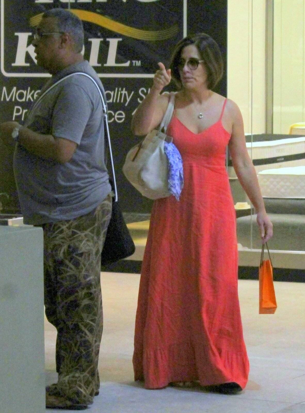 Os dois estavam em um shopping, no Rio de Janeiro
