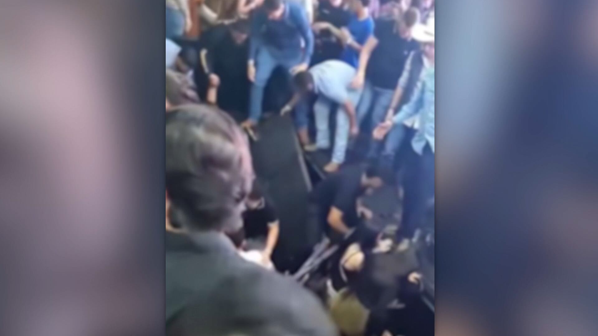 Camarote lotado colapsa durante show em exposição agropecuária de Quirinópolis (GO)