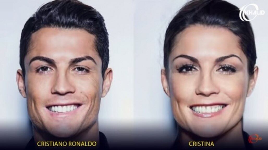 Versão feminina: Cristiano Ronaldo (Reprodução)