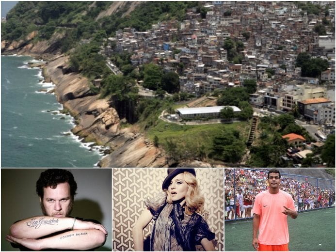 O Vidigal está com tudo! O morro situado entre dois dos bairros mais nobres da zona sul do Rio, Leblon e São Conrado, a cada dia que passa atrai mais os olhares de cariocas e turistas. O local já conta com moradores famosos que se encantaram pela beleza natural e pela vista privilegiada da comunidade para o mar. Madonna encabeça a lista de celebridades que já garantiram uma laje por lá. O cantor Otto também já assumiu seu amor pelo local. Já Marcello Melo Jr., Roberta Rodrigues e Thiago Martins já afirmararm que são "crias" do morro. Veja fotos!