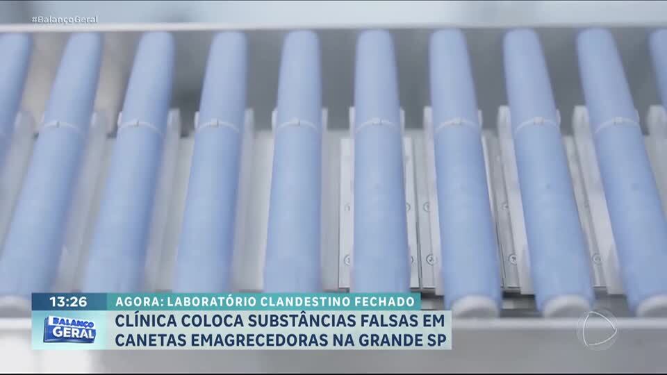 Clínica coloca substâncias falsas em canetas emagrecedoras na Grande São Paulo