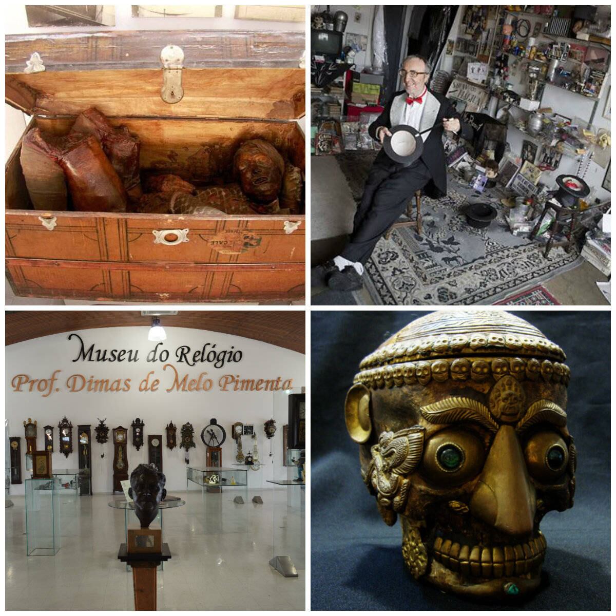 Entre os mais de 50 museus que existem em São Paulo, alguns são bem famosos, como o MASP (Museu de Arte
de São Paulo), na avenida Paulista, e o Memorial da América Latina, na Barra Funda. Mas, tem também acervos que pouquíssima gente ouviu falar e que valem a pena conhecer.
Tem exposição de crimes, tatuagens, mágica e até lâmpadas! Veja nas imagens a seguir uma seleção dos museus mais inusitados que a cidade oferece