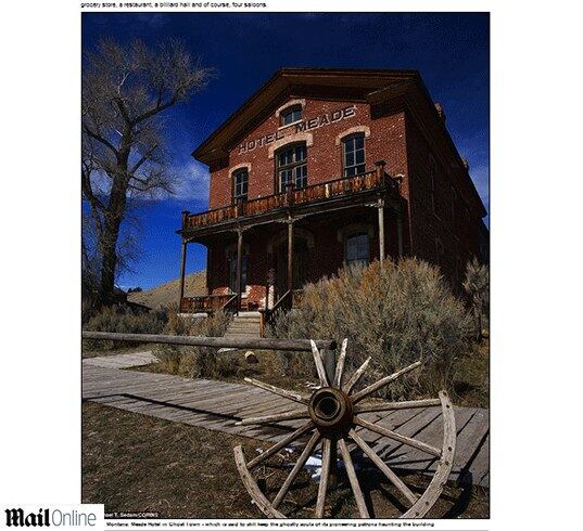 No auge da corrida ao ouro, Bannack tinha três hotéis,
três padarias, três lojas de ferreiro, dois estábulos, uma mercearia, um
restaurante, uma sala de bilhar e, claro, quatro bares (os famosos "saloons")