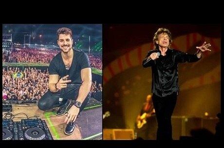 Mick Jagger e Alok: parceria entre gerações diferentes