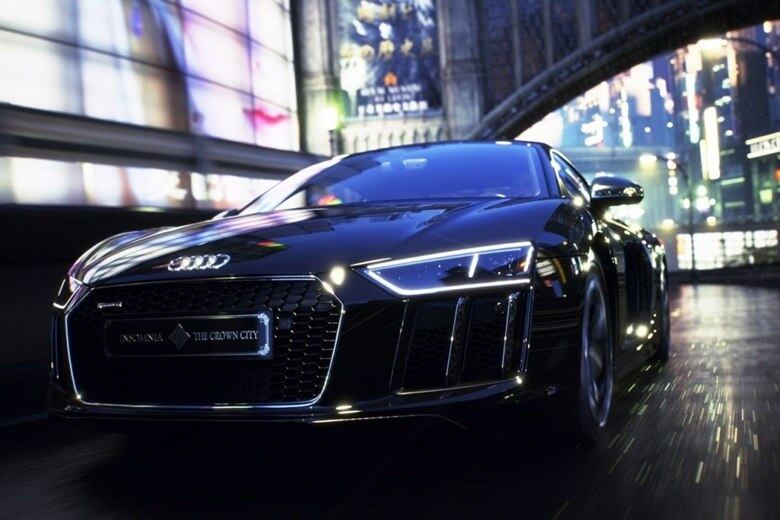 O jogo será lançado para PlayStation 4 e Xbox One sendo o décimo quinto título do game que já se estende por quase 20 anos. O personagem principal é Noctis Lucis Caelum, o rei de Lucis, que parte em uma jornada para reconquistar seu cristal mágico e para isso ele contará com o Audi R8 V10 plus 