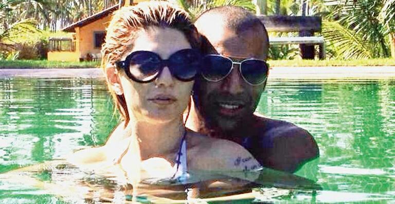 O casal que se dizia apaixonado em declarações nas redes sociais 