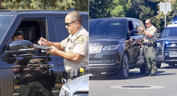 Kourtney recebeu multa de trânsito por dirigir em alta velocidade em Calabasas