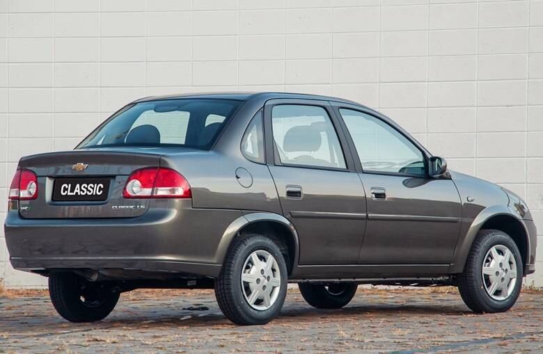 31°) Chevrolet Classic — 1.943 unidades