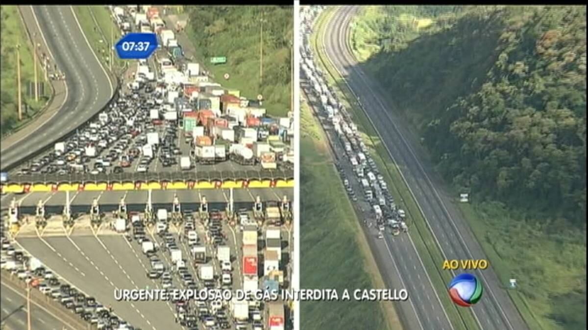 Já quem seguia em direção à capital, vindo, por
exemplo, de Itu e Sorocaba, poderia sair em São Roque no km 54 e pegar a Raposo
Tavares. No km 44, em Araçariguama, tem um retorno para voltar sentido interior