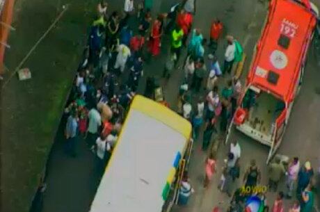 Vítima foi socorrida para o HGE, seu estado de saúde é estável