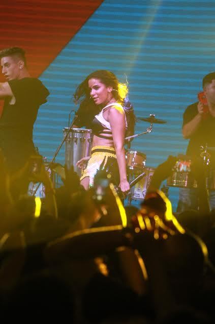 A funkeira cantou seus sucessos e fez as coreografias de sempre