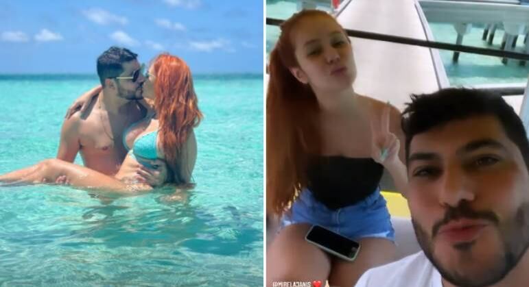Mirela Janis e Yugnir Ângelo reatam noivado após um mês separados