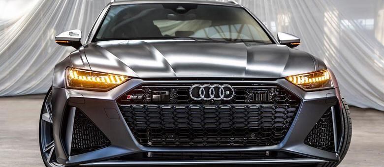 Dianteira do novo Audi RS6 Avant