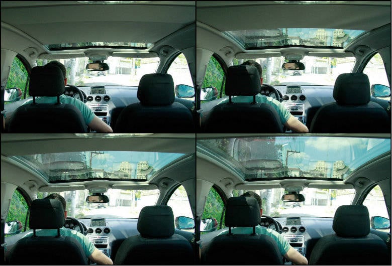 Teto panorâmico de vidro é descoberto ao toque de um botão no console central. Equipamento é oferecido como opcional no modelo de entrada Active, por R$ 3.000, e de série nas versões Allure e Griffe THP

ACELERAMOS O PEUGEOT 308 COM CÂMBIO AUTOMÁTICO DE SEIS MARCHAS! CONFIRA O TESTE

Saiba tudo sobre carros! Acesse R7.com/carros
E confira os melhores preços de novos e usados em r7.icarros.com.br 
