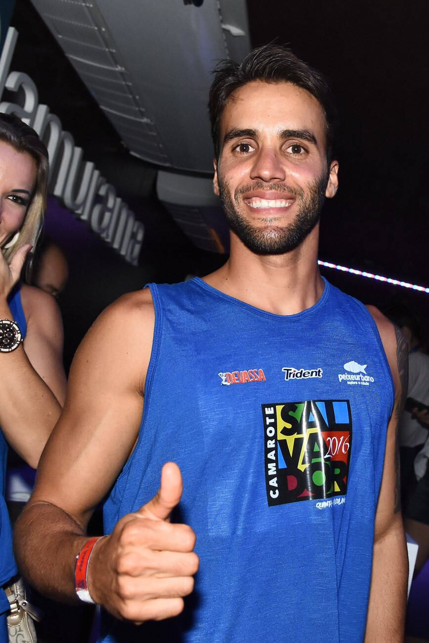 Daniel Cady, marido de Ivete Sangalo, também estava no camarote