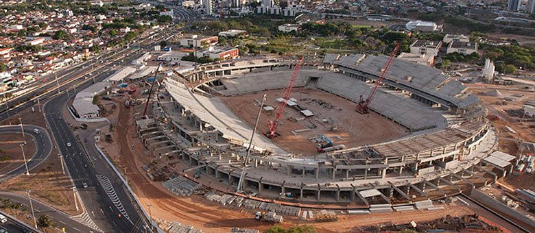 Arena em Natal deve ser entregue no fim deste ano para a Copa de 2014