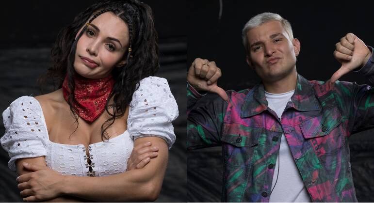 Aline e MC Gui são eliminados de A Fazenda 13