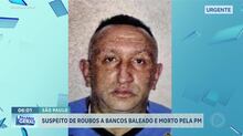 Suspeito de roubo a bancos é morto após trocar tiros com a polícia em São Paulo
