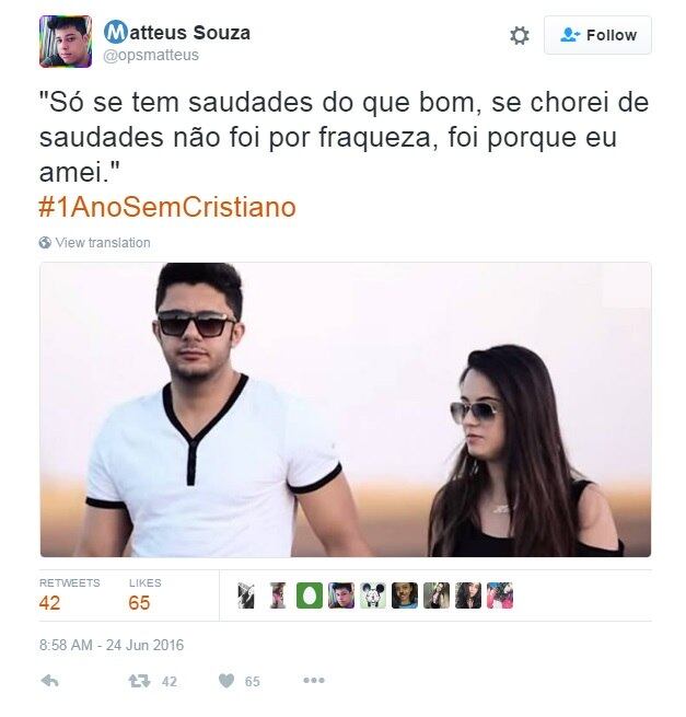 Cristiano Araújo entrou para a história da música brasileira