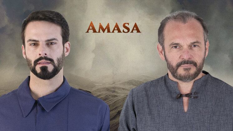 Ademir Emboava assumiu o papel de Raphael Montagner e é Amasa em Reis — A Consequência. O valente de Davi (Cirillo Luna/Petrônio Gontijo) anseia por poder e pode pôr tudo a perder se escolher o lado errado do jogo

