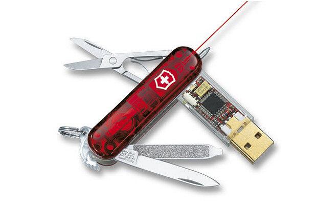 Um canivete com mil funções e ainda é um pendrive! 