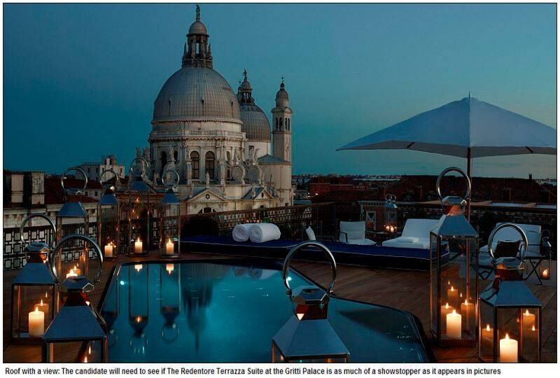 Em entrevista ao Daily Mail, o fundador da empresa contratante, Michael Crompton, disse que o objetivo da viagem é analisar as novas hospedagens luxuosas do mundo.

— Temos o compromisso de verificar a realidade por trás da alta sociedade. Este emprego vai garantir que nosso conhecimento seja repassado com maior propriedade aos clientes