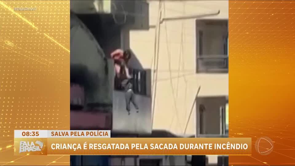 Criança é resgatada durante incêndio em apartamento no Espírito Santo